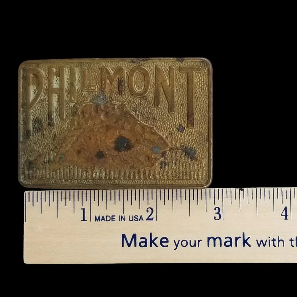 Vintage Belt Buckle Philmont Mountain Wilderness Sangre De Cristo Rocky Mountain
